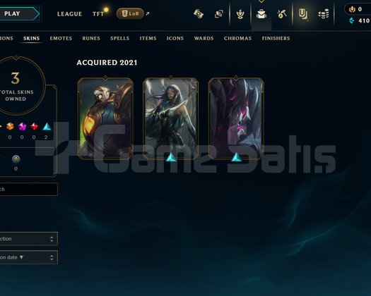 TR Unranked | 3 Kostüm - 28 Hero | LoL Hesap