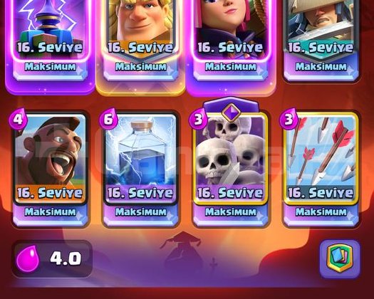 4.5 YILLIK SATILIK CLASH ROYALE