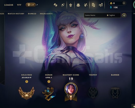 TR Gold 4 | 3 Kostüm - 12K Mö | LoL Hesap