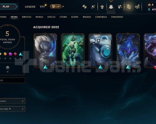 EUW Unranked | 5 Kostüm - 26 Hero | LoL Hesap