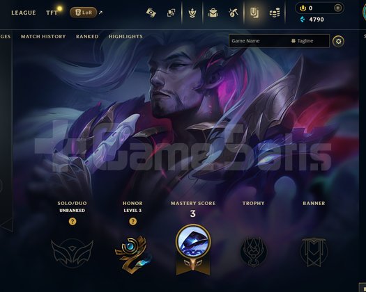EUW Unranked | 5 Kostüm - 26 Hero | LoL Hesap