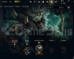 EUW Unranked | 4 Kostüm - 61 Hero | LoL Hesap