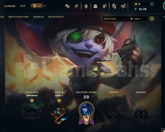 EUW Unranked | 6 Kostüm - 25K Mö | LoL Hesap