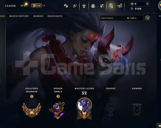 EUW Gold 4 | 6 Kostüm - 65 Hero | LoL Hesap