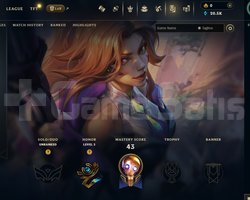 EUW Unranked | 6 Kostüm - 20K Mö | Dereceli Hazır