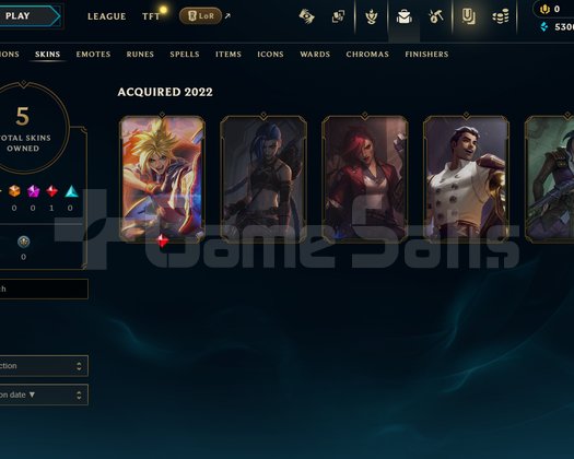 EUW Unranked | 5 Kostüm - 32 Hero | LoL Hesap