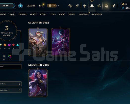 EUW Silver 2 | 3 Kostüm - 40 Hero | LoL Hesap