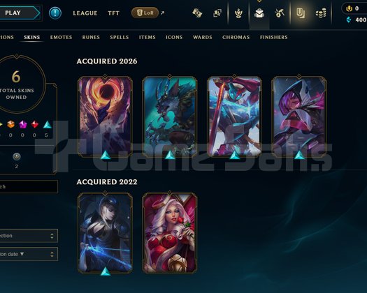 EUW Silver 4 | 6 Kostüm - 58 Hero | LoL Hesap
