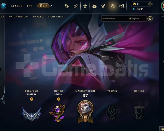 EUW Silver 4 | 6 Kostüm - 58 Hero | LoL Hesap