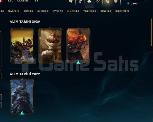 sadece tft oynanılmış unranked hesap 30 kostümlü