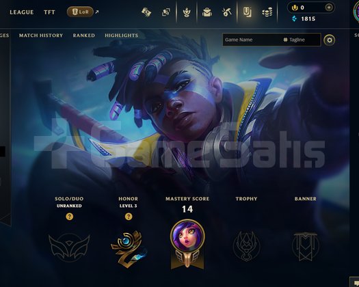 EUW Unranked | 4 Kostüm - 38 Hero | LoL Hesap