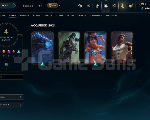 EUW Unranked | 4 Kostüm - 33 Hero | LoL Hesap