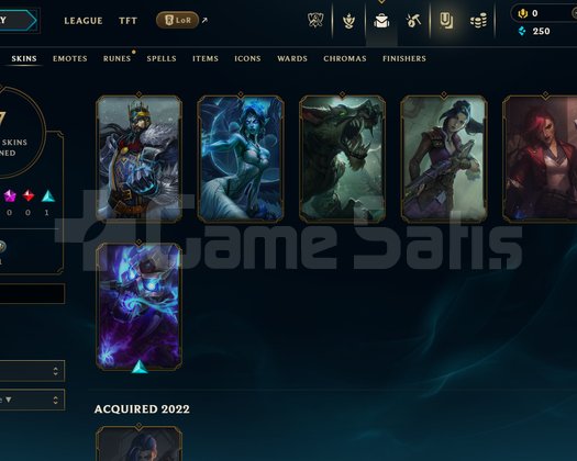 EUW Unranked | 7 Kostüm - 52 Hero | LoL Hesap