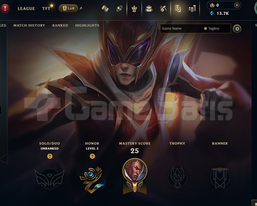 EUW Unranked | 4 Kostüm - 13K Mö | LoL Hesap