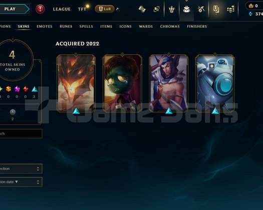 EUW Unranked | 4 Kostüm - 34 Hero | Dereceli Hazır