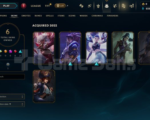 EUW Unranked | 6 Kostüm - 34 Hero | LoL Hesap