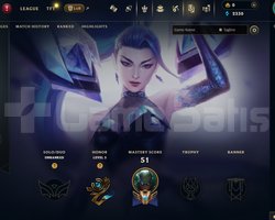 EUW Unranked | 6 Kostüm - 34 Hero | LoL Hesap