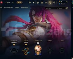 EUW Unranked | 8 Kostüm - 15K Mö | LoL Hesap