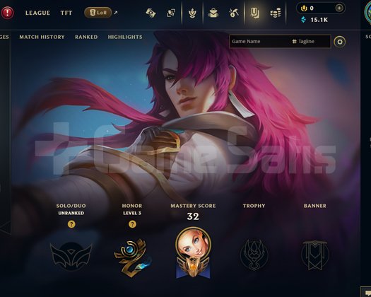 EUW Unranked | 8 Kostüm - 15K Mö | LoL Hesap