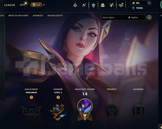 EUW Unranked | 3 Kostüm - 35 Hero | LoL Hesap