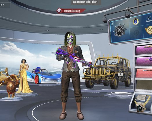 6 LVL. MASKARA!! + 4 LVL. AKM!! + FİRAVUN ÇANTA!!