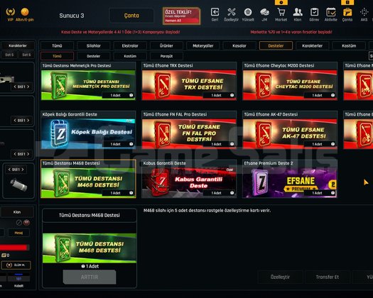 37K Materyalli 55 Seviye Zula Hesabı