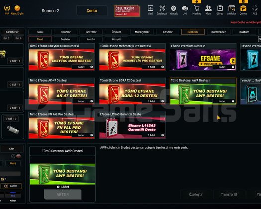 VIP 31K Materyalli 60 Seviye Zula Hesabı