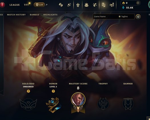EUW Unranked | 3 Kostüm - 25K Mö | LoL Hesap