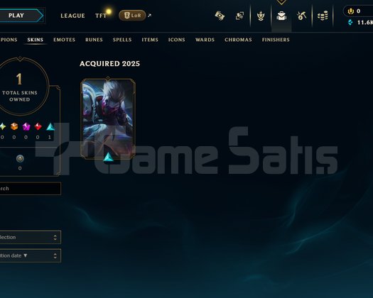 EUW Unranked | 1 Kostüm - 11K Mö | Dereceli Hazır