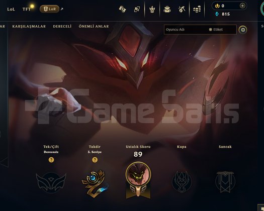 EUW Unranked | 1 Kostüm - 38 Hero | Dereceli Hazır