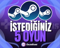 İSTEDİĞİNİZ 5 OYUN + DESTEK