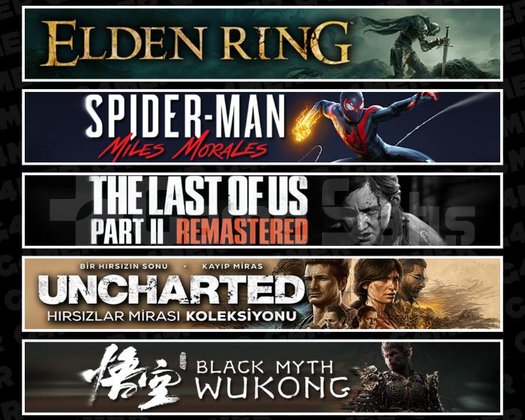 Elden +Miles +TLOU2 +UNCH +Wukong
