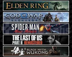 Elden +Ragnarök +Miles +TLOU2 +Wukong