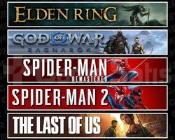 Elden +Ragnarök +Spider 1 +2 +TLOU1