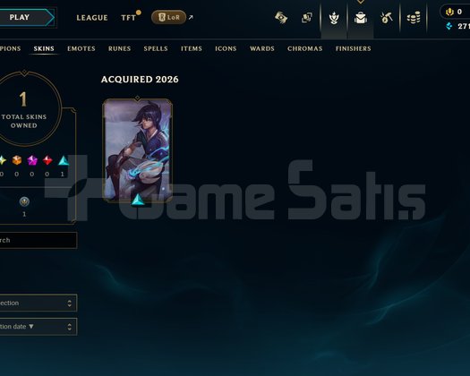 EUW Unranked | 1 Kostüm - 25 Hero | LoL Hesap