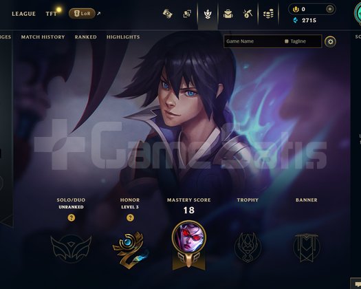 EUW Unranked | 1 Kostüm - 25 Hero | LoL Hesap