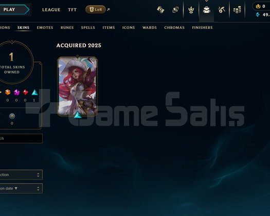 TR Gold 1 | 1 Kostüm - 49K Mö | LoL Hesap