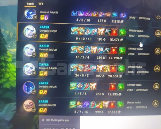 60WR MMR YÜKSEK +30 -15LP MASTER UYGUNA HESAP