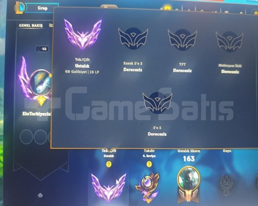 60WR MMR YÜKSEK +30 -15LP MASTER UYGUNA HESAP