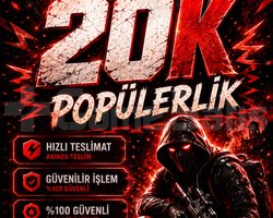 ŞOK FİYATA 20 K POPÜLERLİK