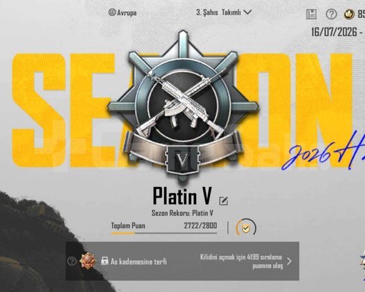 TEK BAĞ !! PLATİN V + ID KARTI ++