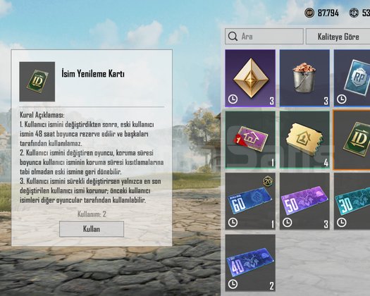 TEK BAĞ !! PLATİN V + 2X ID KARTI ++