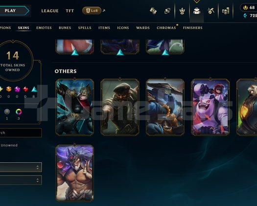 EUW Unranked | 11 Kostüm - 51 Hero | LoL Hesap