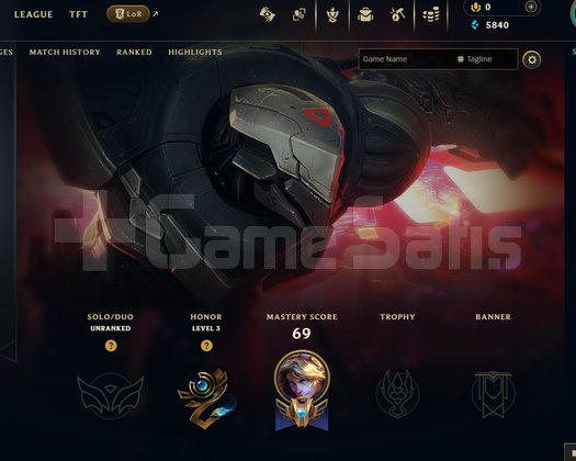 EUW Unranked | 13 Kostüm - 39 Hero | LoL Hesap