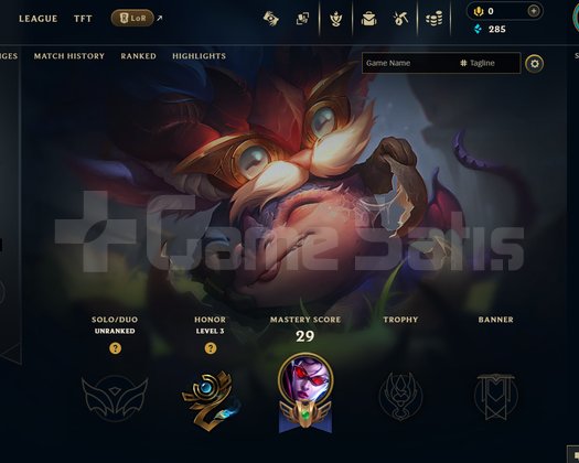 EUW Unranked | 9 Kostüm - 44 Hero | LoL Hesap