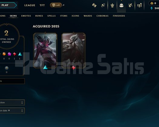 EUW Unranked | 2 Kostüm - 36 Hero | LoL Hesap