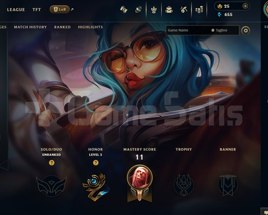 EUW Unranked | 10 Kostüm - 36 Hero | LoL Hesap