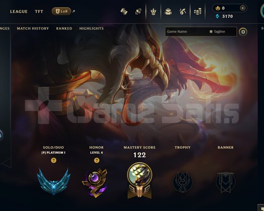 TR Plat 1 | 3 Kostüm - 33 Hero | LoL Hesap