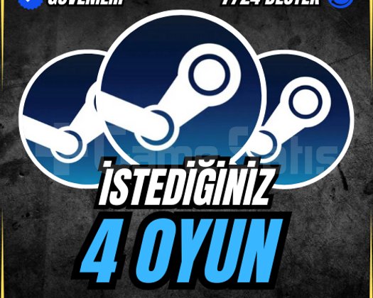 İstediğiniz 4 Oyun + OTO GUARD + Garanti