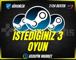İstediğiniz 3 Oyun + OTO GUARD + Garanti